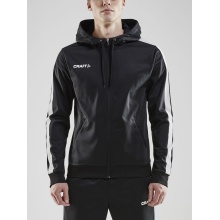 Craft Hoodie Fullzip Pro Control black/white Men